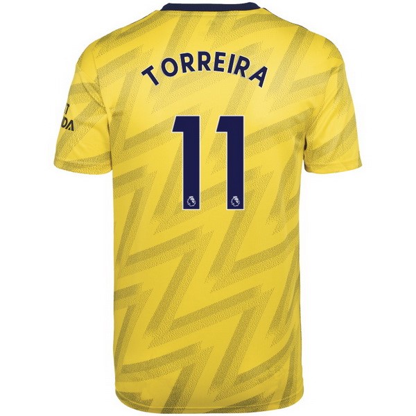 Camiseta Arsenal NO.11 Torreira Segunda equipación 2019-2020 Amarillo